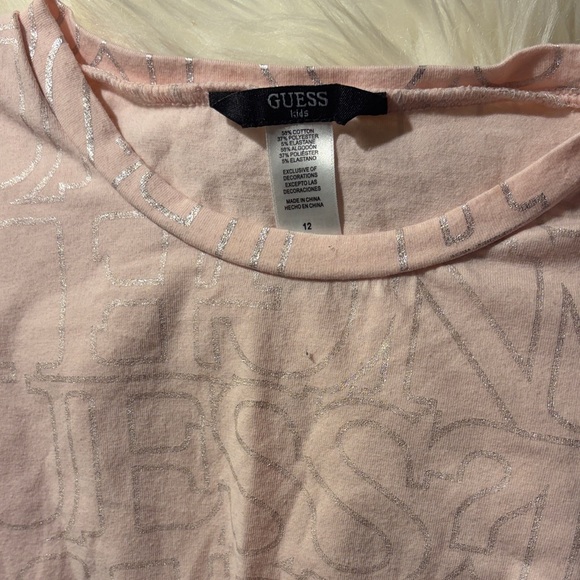 GUESS Light Pink Logo Dress - Picture 2 of 3